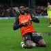 LUTON, ENGLAND - OCTOBER 31:  Gideon Kodua of Luton Town  celebrates the winning goal during the Emirates FA Cup First Round match between Luton Town and Forest Green Rovers on October 31, 2025 in Luton, England. (Photo by Eddie Keogh/Getty Images)