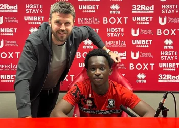 Prince Acheampong,signs first pro contract at Middlesbrough