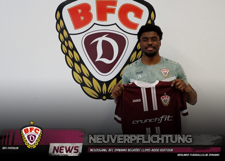 Lloyd-Addo Kuffour, signs for Berliner FC Dynamo