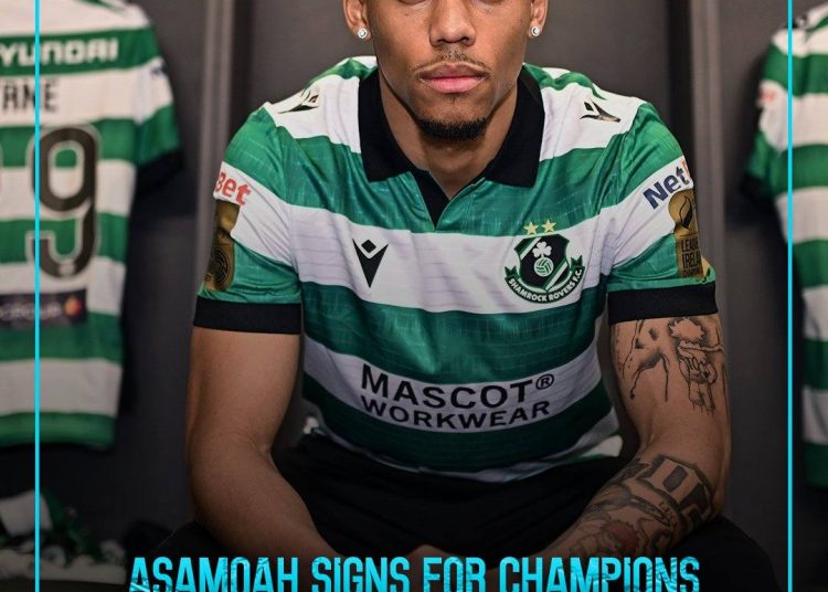 Shamrock Rovers sign Shamrock Rovers confirm signing of Ghanaian striker Maleace Asamoah on loan from Wigan Athletic