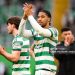 GLASGOW, SCOTLAND - MARCH 14: Celtic's Benjamin Arthur applauds fans at full time during a William Hill Premiership match between Celtic and Motherwell at Celtic Park, on March 14, 2026, in Glasgow, Scotland. (Photo by Paul Devlin/SNS Group via Getty Images)