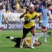 BREDA, NETHERLANDS - MARCH 8: Andre Ayew of NAC Breda celebrates 3-2 during the Dutch Eredivisie  match between NAC Breda v Feyenoord at the Rat Verlegh Stadium on March 8, 2026 in Breda Netherlands (Photo by Pim Waslander/Soccrates/Getty Images)