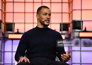 Doha , Qatar - 3 February 2026; William Troost-Ekong, Founder & Professional Footballer, Al Ahli SC, on Sport Summit during day two of Web Summit Qatar 2026 at the Doha Exhibition and Convention Center in Doha, Qatar. (Photo By Sam Barnes/Sportsfile for Web Summit Qatar via Getty Images)