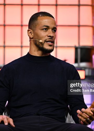 Doha , Qatar - 3 February 2026; William Troost-Ekong, Founder & Professional Footballer, Al Ahli SC, on Sport Summit during day two of Web Summit Qatar 2026 at the Doha Exhibition and Convention Center in Doha, Qatar. (Photo By Sam Barnes/Sportsfile for Web Summit Qatar via Getty Images)