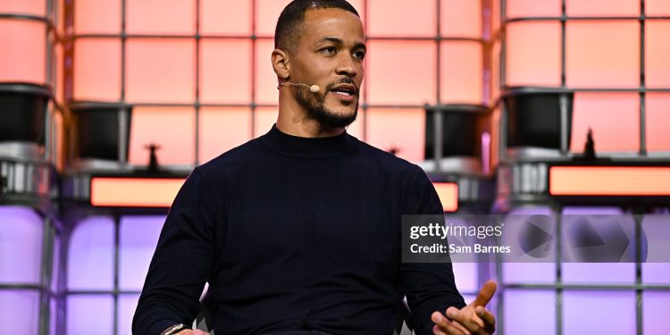 Doha , Qatar - 3 February 2026; William Troost-Ekong, Founder & Professional Footballer, Al Ahli SC, on Sport Summit during day two of Web Summit Qatar 2026 at the Doha Exhibition and Convention Center in Doha, Qatar. (Photo By Sam Barnes/Sportsfile for Web Summit Qatar via Getty Images)