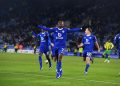 LEICESTER, ENGLAND - JANUARY 05: Abdul Fatawu of Leicester City celebrates scoring the second goal for Leicester City during the Sky Bet Championship match between Leicester City and West Bromwich Albion at King Power Stadium on January 05, 2026 in Leicester, United Kingdom. (Photo by Plumb Images/Leicester City FC via Getty Images)