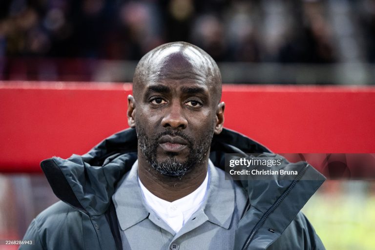 VIENNA, AUSTRIA - MARCH 27: Otto Addo, head coach of Ghana, looks on ahead of an international friendly match between Austria and Ghana at Ernst Happel Stadion on March 27, 2026 in Vienna, Austria. (Photo by Christian Bruna/Getty Images)