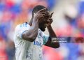 HARRISON, NEW JERSEY - MARCH 08: Prince Owusu #9 of the CF Montréal celebrates after scoring a goal from the penalty spot during the first half against the New York Red Bulls at Sports Illustrated Stadium on March 08, 2026 in Harrison, New Jersey. (Photo by Caean Couto/Getty Images)