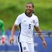 FREAMUNDE, PORTUGAL - MARCH 22: Samuel Amissah of England during the U18 men's international match between France and England at Complexo Desportivo do SC Freamunde on March 22, 2025 in Freamunde, Portugal. (Photo by Octavio Passos - The FA/The FA via Getty Images)