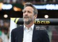 GLENDALE, ARIZONA - JUNE 28: Head coach Thomas Christiansen of Panama looks on prior to the 2025 CONCACAF Gold Cup quarterfinal match against Honduras at State Farm Stadium on June 28, 2025 in Glendale, Arizona. (Photo by Jeremy Chen/Getty Images)