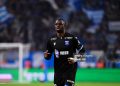 Marvin SENAYA of Auxerre during the Ligue 1 McDonald's match between Marseille and Auxerre at Stade Velodrome on March 13, 2026 in Marseille, France. (Photo by Philippe Lecoeur/FEP/Icon Sport via Getty Images)