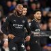 LEEDS, ENGLAND - FEBRUARY 28: Antoine Semenyo of Manchester City celebrates scoring his team's first goal during the Premier League match between Leeds United and Manchester City at Elland Road on February 28, 2026 in Leeds, England. (Photo by Justin Setterfield/Getty Images)