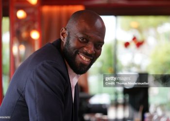 PARIS, FRANCE - MAY 11: Hans Sarpei attends the .comTogether Girlbosses event by .comTessa on at La Plage Parisienne May 11, 2023 in Paris, France. (Photo by Thomas Niedermueller/Getty Images for .comTogether Girlbosses by .comTessa)