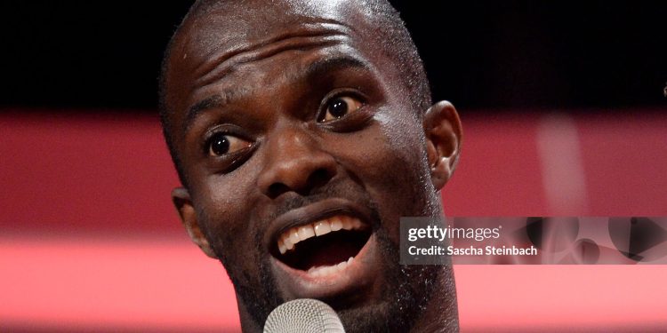 COLOGNE, GERMANY - MAY 29: Hans Sarpei during the 11th show of the television competition 'Let's Dance' on May 29, 2015 in Cologne, Germany. (Photo by Sascha Steinbach/Getty Images)
