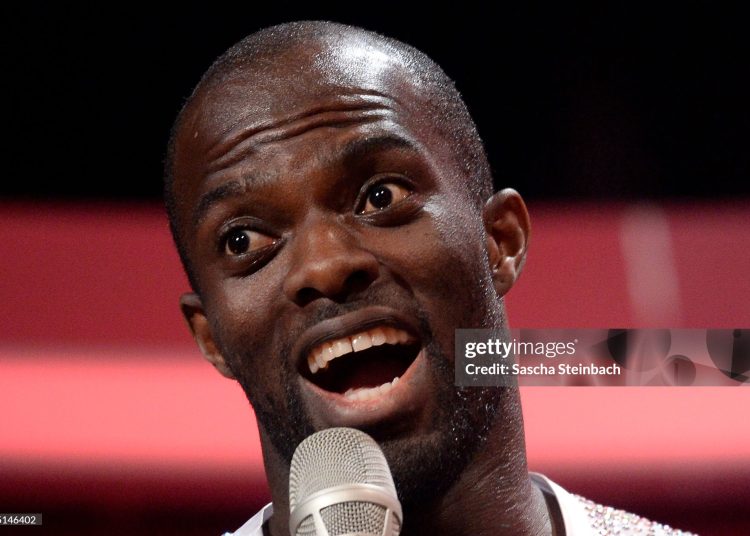 COLOGNE, GERMANY - MAY 29:  Hans Sarpei during the 11th show of the television competition 'Let's Dance' on May 29, 2015 in Cologne, Germany.  (Photo by Sascha Steinbach/Getty Images)