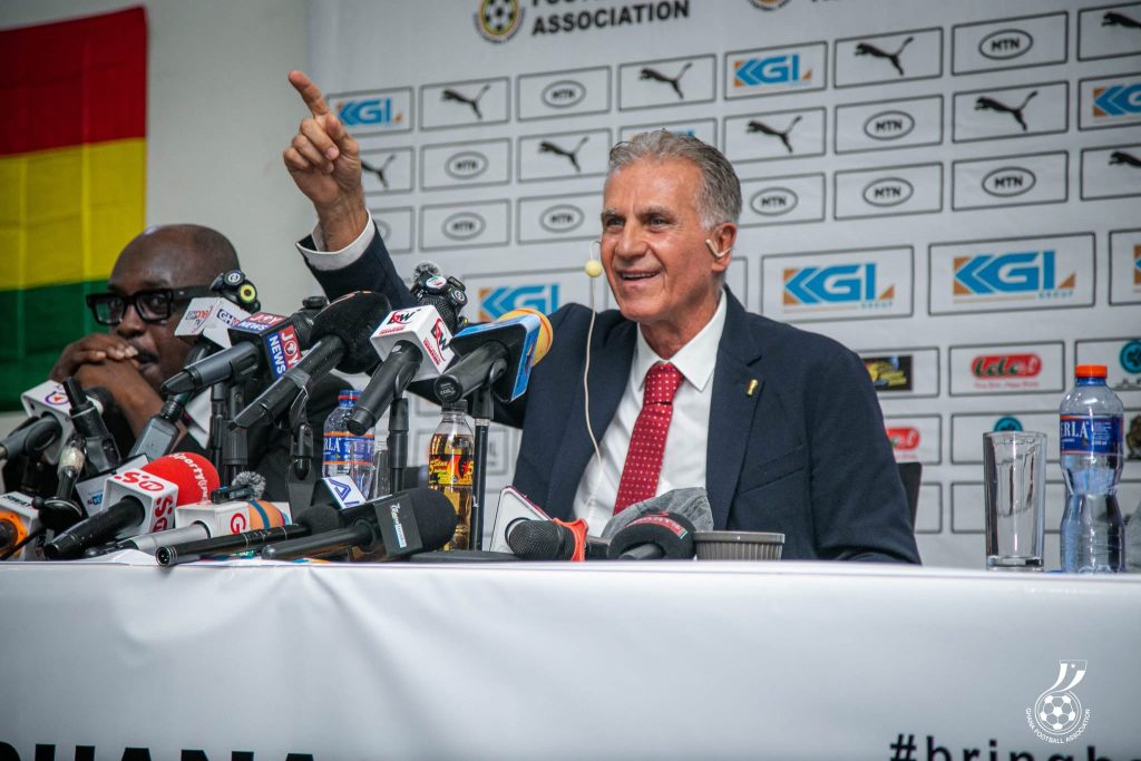 Carlos Queiroz unveiled as new Black Stars head coach