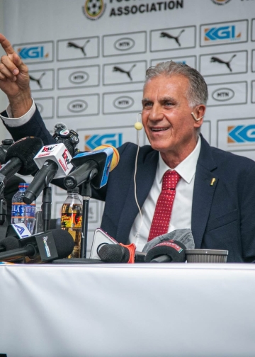 Carlos Queiroz unveiled as new Black Stars head coach