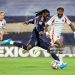 DALLAS, TEXAS - APRIL 18: Joseph Paintsil #28 of Los Angeles Galaxy kicks the ball during the MLS match between FC Dallas and LA Galaxy at Toyota Stadium on April 18, 2026 in Dallas, Texas. (Photo by LA Galaxy/MLS via Getty Images)