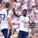 LONDON, ENGLAND - APRIL 18: Kevin Danso of Tottenham Hotspur  during the Premier League match between Tottenham Hotspur and Brighton & Hove Albion at Tottenham Hotspur Stadium on April 18, 2026 in London, England. (Photo by Catherine Ivill - AMA/Getty Images)
