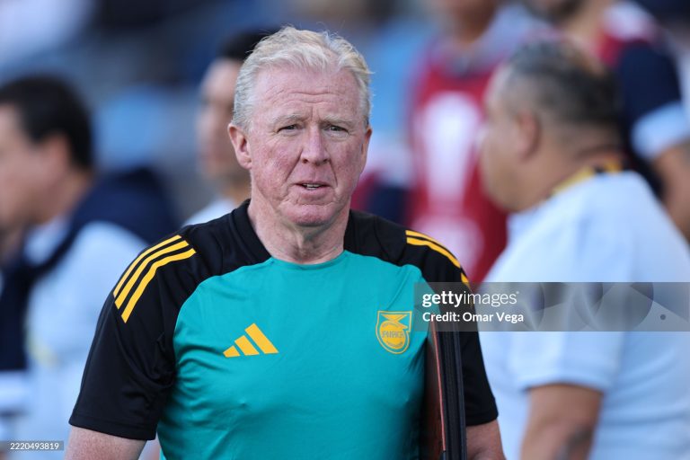 CARSON, CALIFORNIA - JUNE 16: Head coach of Jamaica Steve McClaren attends the Group Stage - Group C match between Jamaica and Guatemala as part of the 2025 CONCACAF Gold Cup at Dignity Health Sports Park on June 16, 2025 in Carson, California. (Photo by Omar Vega/Getty Images)