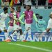 AL RAYYAN, QATAR - NOVEMBER 28: Mohammed Kudus of Ghana, Sulemana Kamaldeen of Ghana, Antoine Semenyo of Ghana and Andre Ayew of Ghana celebrate after winning the FIFA World Cup Qatar 2022 Group H match between Korea Republic and Ghana at Education City Stadium on November 28, 2022 in Al Rayyan, Qatar. (Photo by Mohammad Karamali/DeFodi Images via Getty Images)