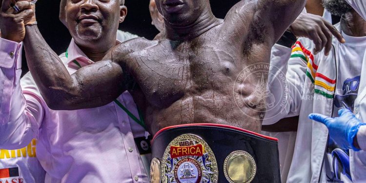 Sharaf Mahama's boxing show night