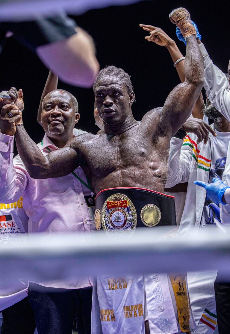 Sharaf Mahama's boxing show night