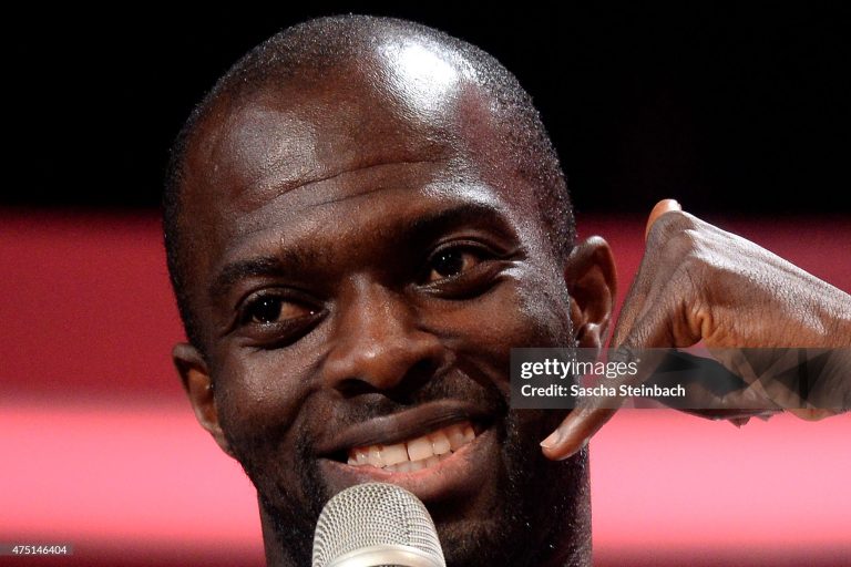 COLOGNE, GERMANY - MAY 29:  Hans Sarpei during the 11th show of the television competition 'Let's Dance' on May 29, 2015 in Cologne, Germany.  (Photo by Sascha Steinbach/Getty Images)