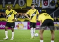 BREDA - Andre Ayew of NAC Breda reacts after the loss of the Dutch Eredivisie match between NAC Breda and AFC Ajax at the Rat Verlegh Stadium on April 25, 2026, in Breda, the Netherlands. OLAF KRAAK / ANP (Photo by ANP via Getty Images)