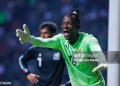 PUEBLA, MEXICO - MAY 22: Benjamin Asare of Ghana reacts during the international friendly match between Mexico and Ghana at Estadio Cuauhtemoc on May 22, 2026 in Puebla, Mexico. (Photo by Luis Cano/Jam Media/Getty Images)