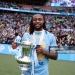 LONDON, ENGLAND - MAY 16: Antoine Semenyo of Manchester City poses for a photograph with the Emirates FA Cup trophy as he celebrates after the Emirates FA Cup Final match between Chelsea and Manchester City on May 16, 2026 in London, England. (Photo by Michael Regan - The FA/The FA via Getty Images)