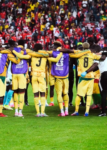 Ghana celebrates win against Panama