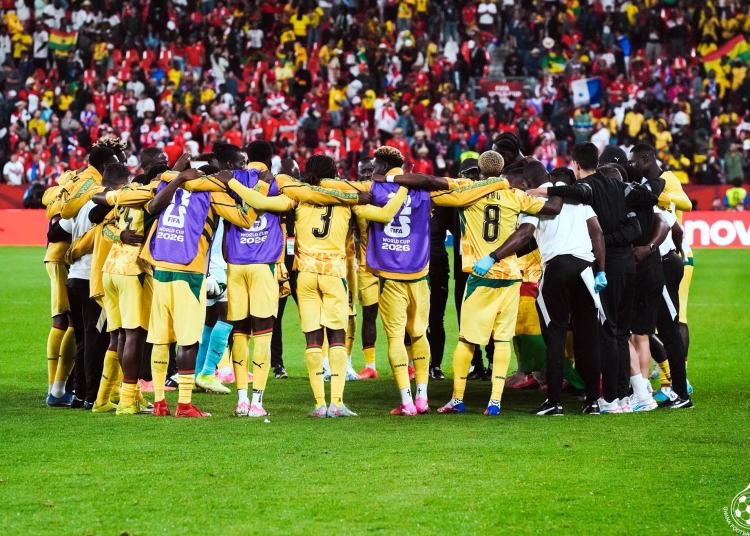 Ghana celebrates win against Panama