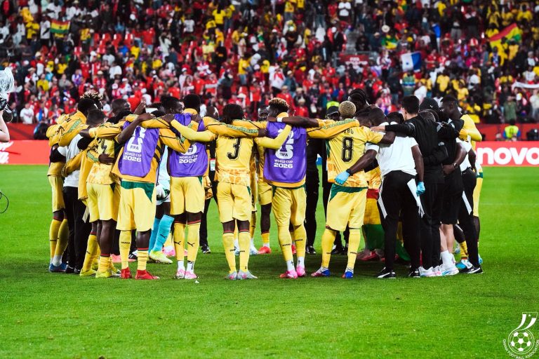 Ghana celebrates win against Panama