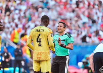 Jonas Adjetey against England
