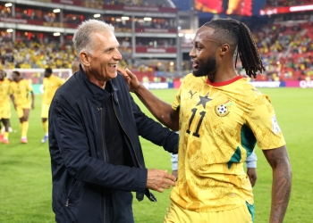 Antoine Semenyo and Carlos Queiroz