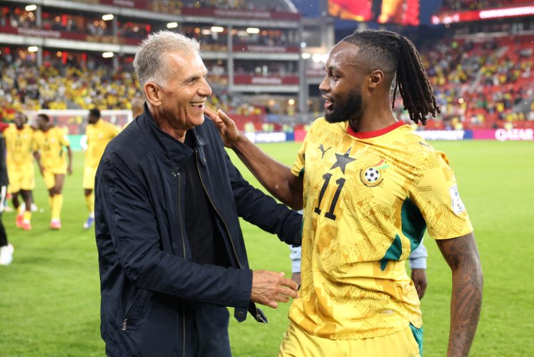 Antoine Semenyo and Carlos Queiroz