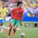 EAST RUTHERFORD, NEW JERSEY - JUNE 13: Ayoub Bouaddi of Morocco during the FIFA World Cup 2026 Group C match between Brazil and Morocco at New York New Jersey Stadium on June 13, 2026 in East Rutherford, New Jersey. (Photo by Marc Atkins/Getty Images)