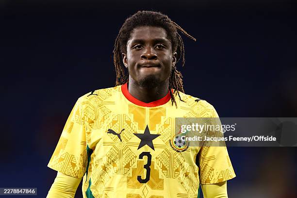 CARDIFF, WALES - JUNE 2: Caleb Yirenkyi of Ghana during the international friendly match between Wales and Ghana at Cardiff City Stadium on June 2, 2026 in Cardiff, Wales. (Photo by Jacques Feeney/Offside/Offside via Getty Images)