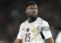 Stuttgart, Germany - March 30: Derrick Luckassen of Ghana looks on during the international friendly match between Germany and Ghana at MHP Arena on March 30, 2026 in Stuttgart, Germany. (Photo by Harry Langer/DeFodi Images/DeFodi via Getty Images)