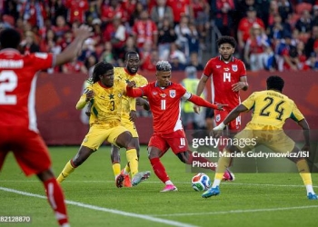 TORONTO, CANADA - JUNE 17: Edgar Yoel Barcenas #11 of Panama shoots the ball during the FIFA World Cup 2026 Group L match between Ghana and Panama at Toronto Stadium on June 17, 2026 in Toronto, Canada. (Photo by Maciek Gudrymowicz/ISI Photos/ISI Photos via Getty Images)