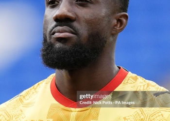 Ghana's Elisha Owusu during the international friendly at the Cardiff City Stadium. Picture date: Tuesday June 2, 2026. (Photo by Nick Potts/PA Images via Getty Images)