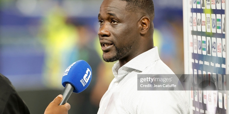 PHILADELPHIA, PENNSYLVANIA - JUNE 14: Cote d'Ivoire head coach Emerse Fae answers to the media following the FIFA World Cup 2026 Group E football match between Cote D'Ivoire (Ivory Coast) and Ecuador at Philadelphia Stadium on June 14, 2026 in Philadelphia, United States. (Photo by Jean Catuffe/Getty Images)