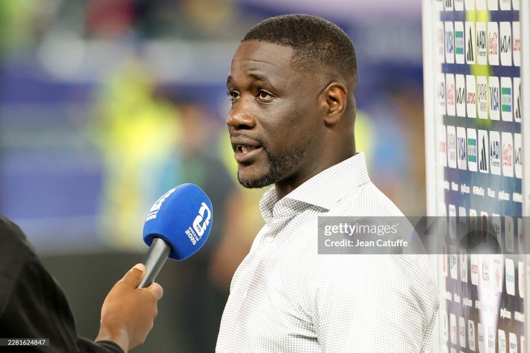 PHILADELPHIA, PENNSYLVANIA - JUNE 14: Cote d'Ivoire head coach Emerse Fae answers to the media following the FIFA World Cup 2026 Group E football match between Cote D'Ivoire (Ivory Coast) and Ecuador at Philadelphia Stadium on June 14, 2026 in Philadelphia, United States. (Photo by Jean Catuffe/Getty Images)