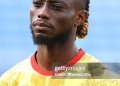 CARDIFF, WALES - JUNE 02: A portrait of Gideon Mensah of Ghana ahead of the international friendly match between Wales and Ghana at Cardiff City Stadium on June 02, 2026 in Cardiff, Wales. (Photo by Warren Little/Getty Images)
