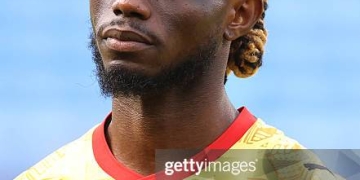 CARDIFF, WALES - JUNE 02: A portrait of Gideon Mensah of Ghana ahead of the international friendly match between Wales and Ghana at Cardiff City Stadium on June 02, 2026 in Cardiff, Wales. (Photo by Warren Little/Getty Images)