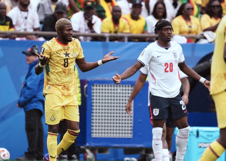 Kwasi Sibo against England at 2026 FIFA World Cup clash