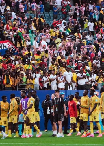 Ghana after 2-1 defeat to Croatia