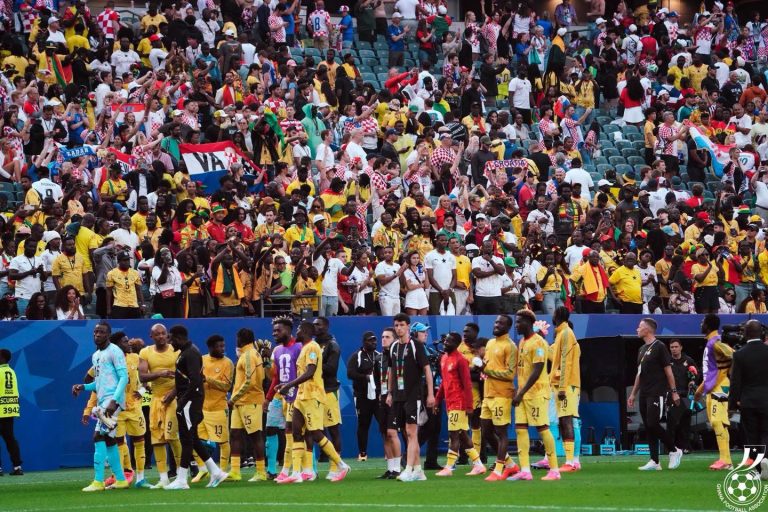 Ghana after 2-1 defeat to Croatia