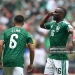MEXICO CITY, MEXICO - JUNE 11: Julian Quinones #16 of Mexico celebrates scoring his team's first goal during the FIFA World Cup 2026 Group A match between Mexico and South Africa at Mexico City Stadium on June 11, 2026 in Mexico City, Mexico. (Photo by Hannah Peters - FIFA/FIFA via Getty Images)